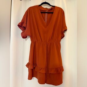 Rust Orange Women's Dress